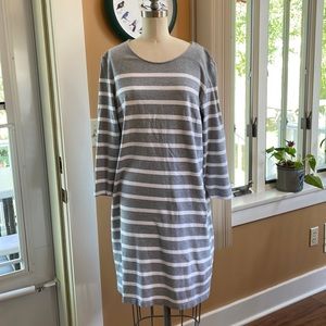 Women’s Dress Old Navy Gray & White Sz Large